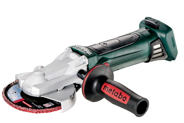 Акумуляторна болгарка з плоским корпусом редуктора Metabo WF 18 LTX 125 Quick каркас в кейсі (601306840)  фото 