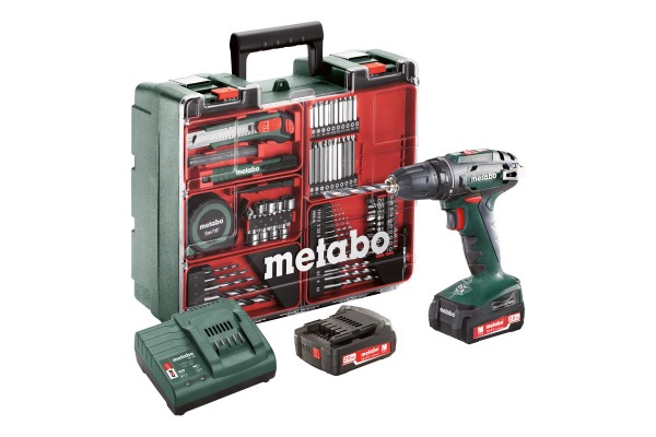 Акумуляторний дриль-шурупокрут Metabo BS 14.4 2х2.0 Аг Mobile Workshop (602206880)  фото 