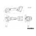 Акумуляторна кутова шліфмашина Metabo W 18 L BL 9-125 в кейсі (602374860)