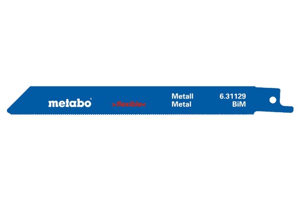 Сабельное полотно по металлу Metabo Flexible 150 мм, S 918 АF, 2 шт (631129000)  фото 