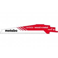 Сабельное полотно по дереву и металлу Metabo CARBIDE WOOD + METAL 150 мм, S 956 XHM (626559000)