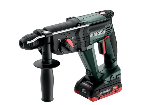 Акумуляторний перфоратор Metabo KH 18 LTX 24 2х4.0 Аг LiHD (601712800)  фото 