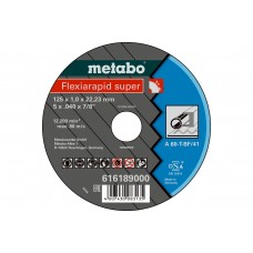 Диск відрізний Metabo Flexiarapid super A 60-T, 125x1,0x22,23 сталь, TF 41 (616189000)