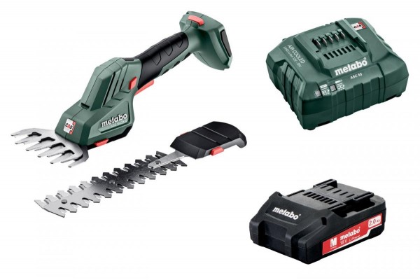 Акумуляторні ножиці для кущів та трави Metabo SGS 18 LTX Q 1х2.0 Аг (UA601609850)  фото 