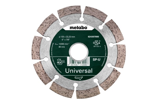 Алмазний відрізний круг Metabo SP-U, 125х22.23 мм (624307000)  фото 