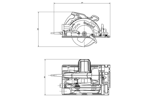 Дискова пила Metabo KS 55 FS в кейсі (600955700) фото 4