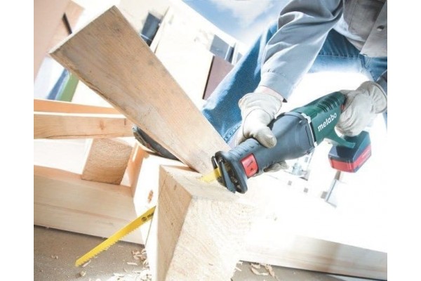 Акумуляторна шабельна пила Metabo ASE 18 LTX + 2 АКБ Аг із ЗП в кейсі METABOX 145 L (602269610) фото 4