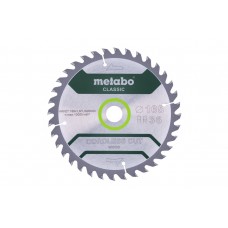 Диск пиляльний METABO «CORDLESS CUT WOOD - CLASSIC», 165X20 Z36 WZ 15° /B (628660000)